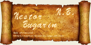 Nestor Bugarin vizit kartica